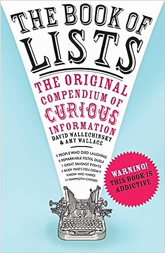 The Book of Lists von David Wallechinsky Amy Wallace